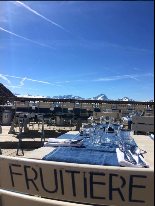 terrase la fruitière Alpe d'huez