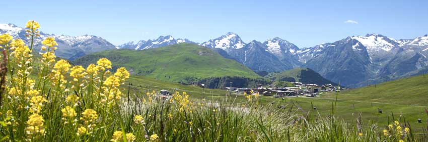 Visuel panoramique Alpe d'Huez