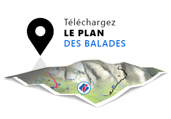 Plan des balades - Alpe d'Huez