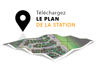 Plan de la station en été