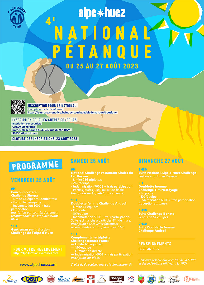 National Pétanque de l'Alpe d'Huez