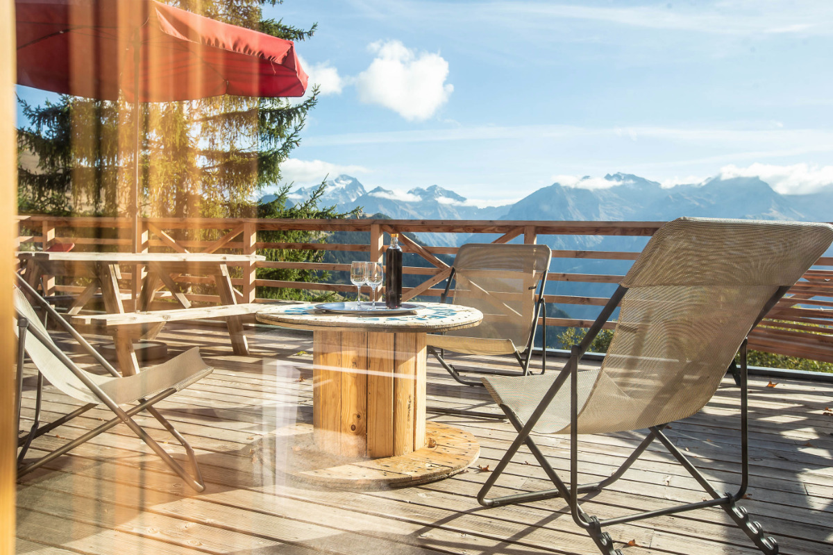 Chalet Hysope - Vue terrasse