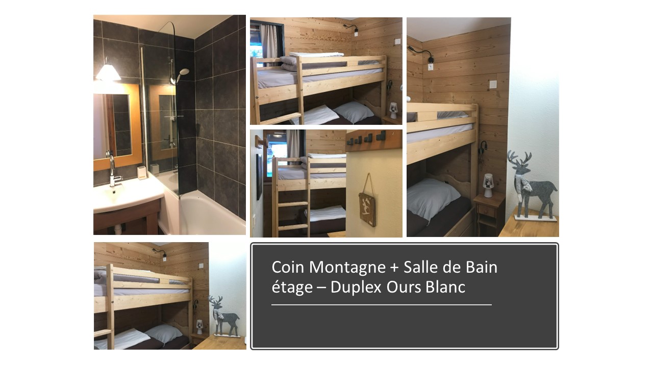 Coin Montagne et Salle de Bain Etage