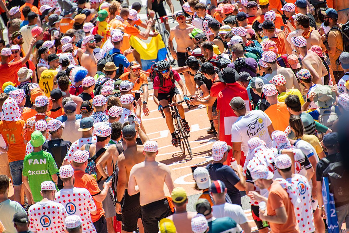 Arrival Tour de France Women 2024 Alpe d'Huez
