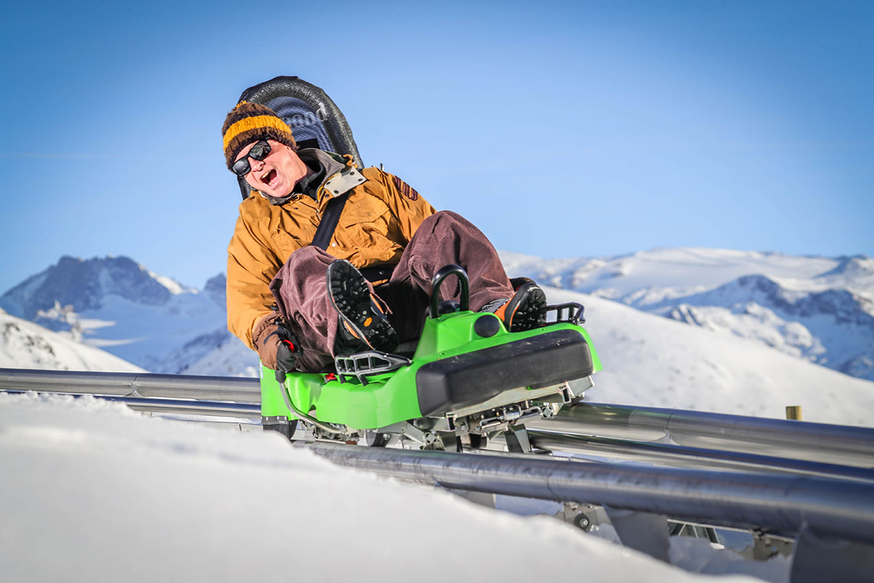 Luge 4 saisons sur rail