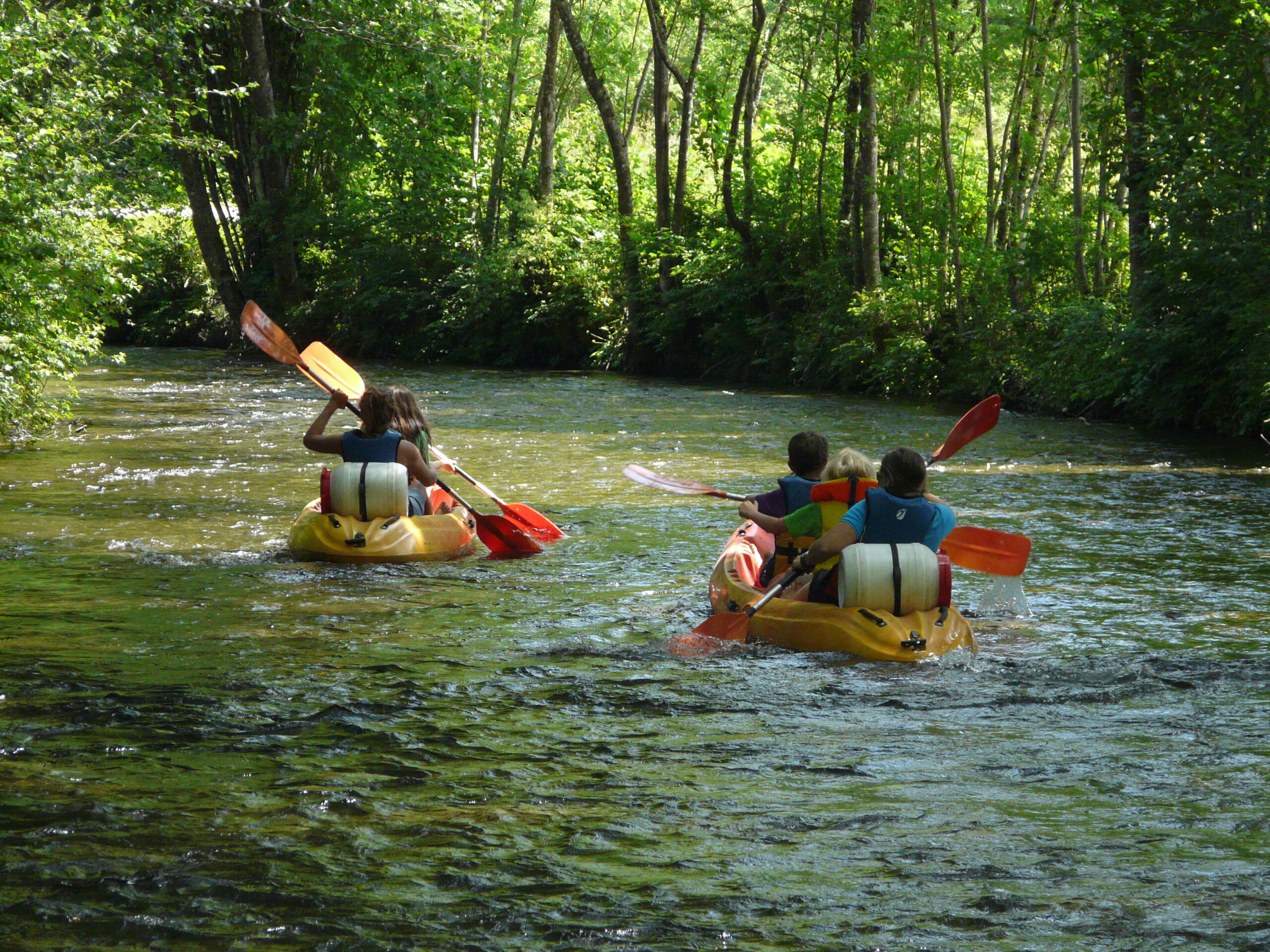 Canoë sur la Rive