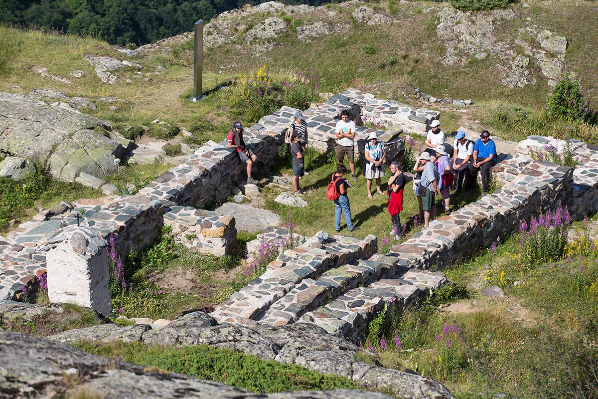 Visite du site archéologique de Brandes