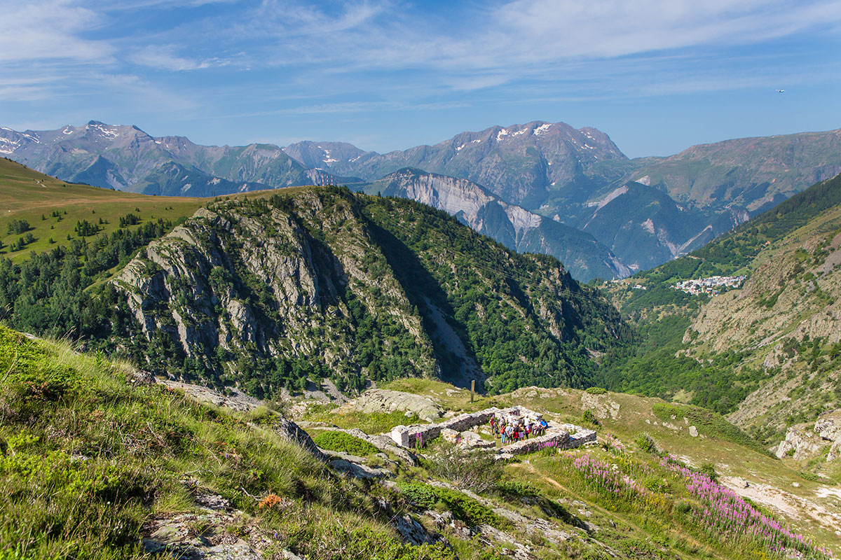 Visite du site archéologique de Brandes