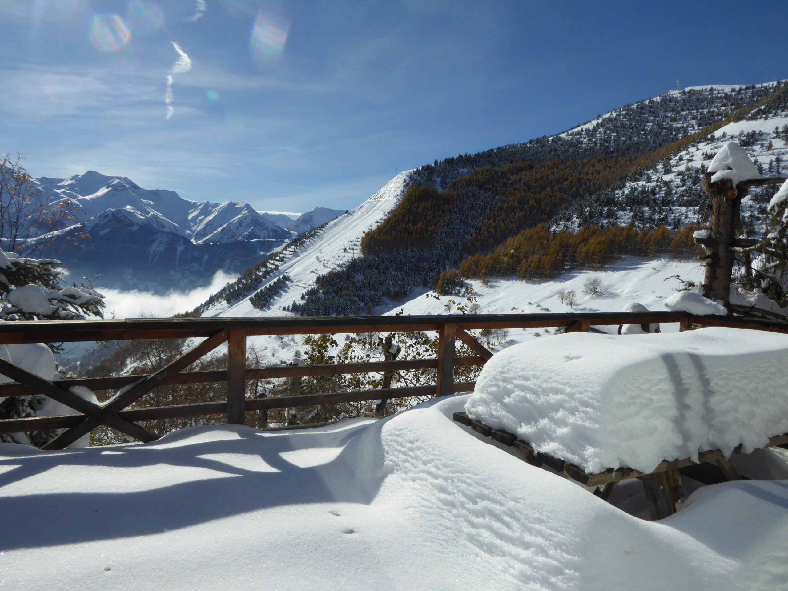 Chalet Hysope - Vue Hiver