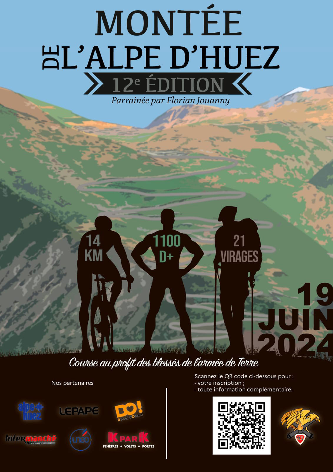 12e Montée de l'Alpe d'Huez du 93ème RAM