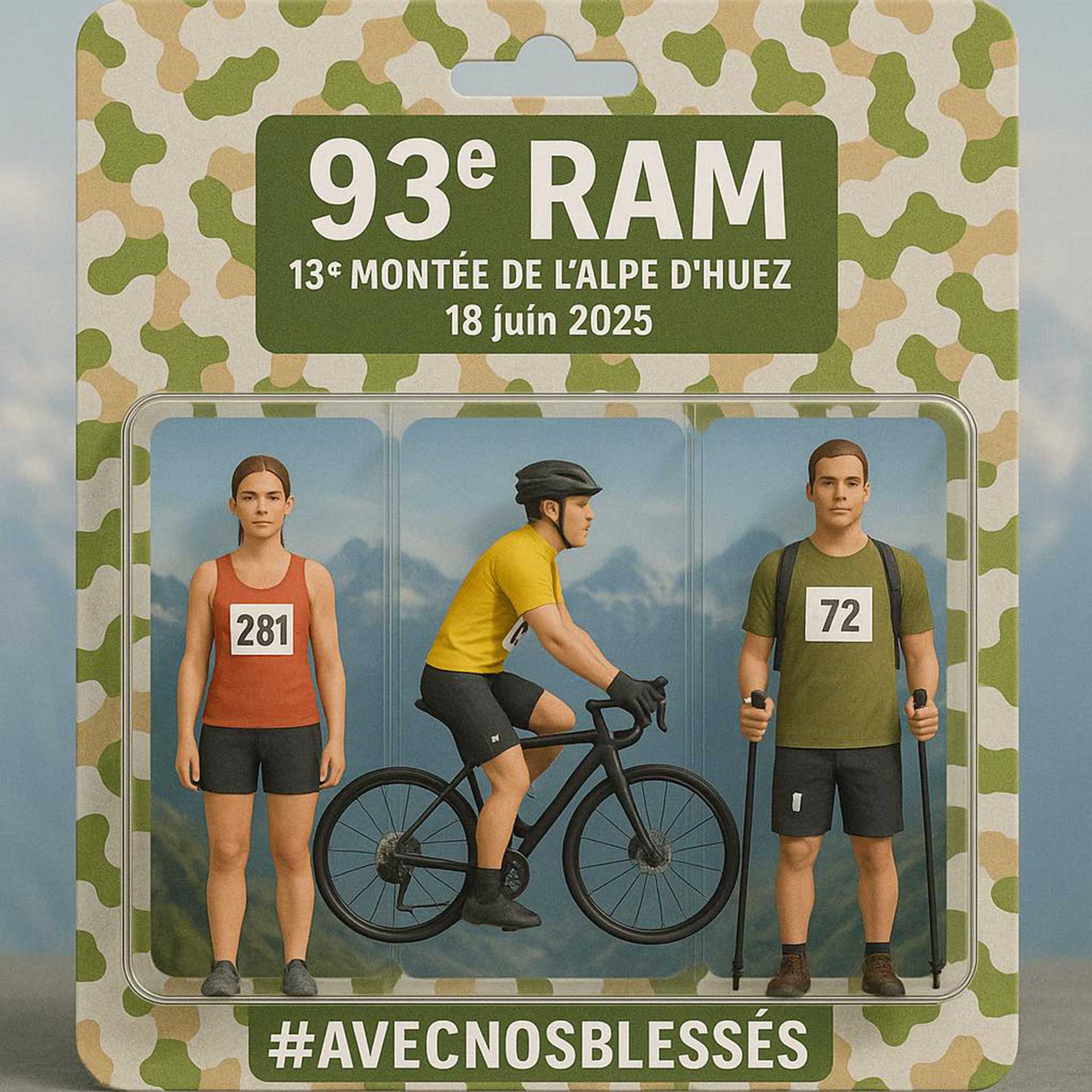 Montée de l'Alpe d'Huez du 93ème RAM_Alpe d'Huez