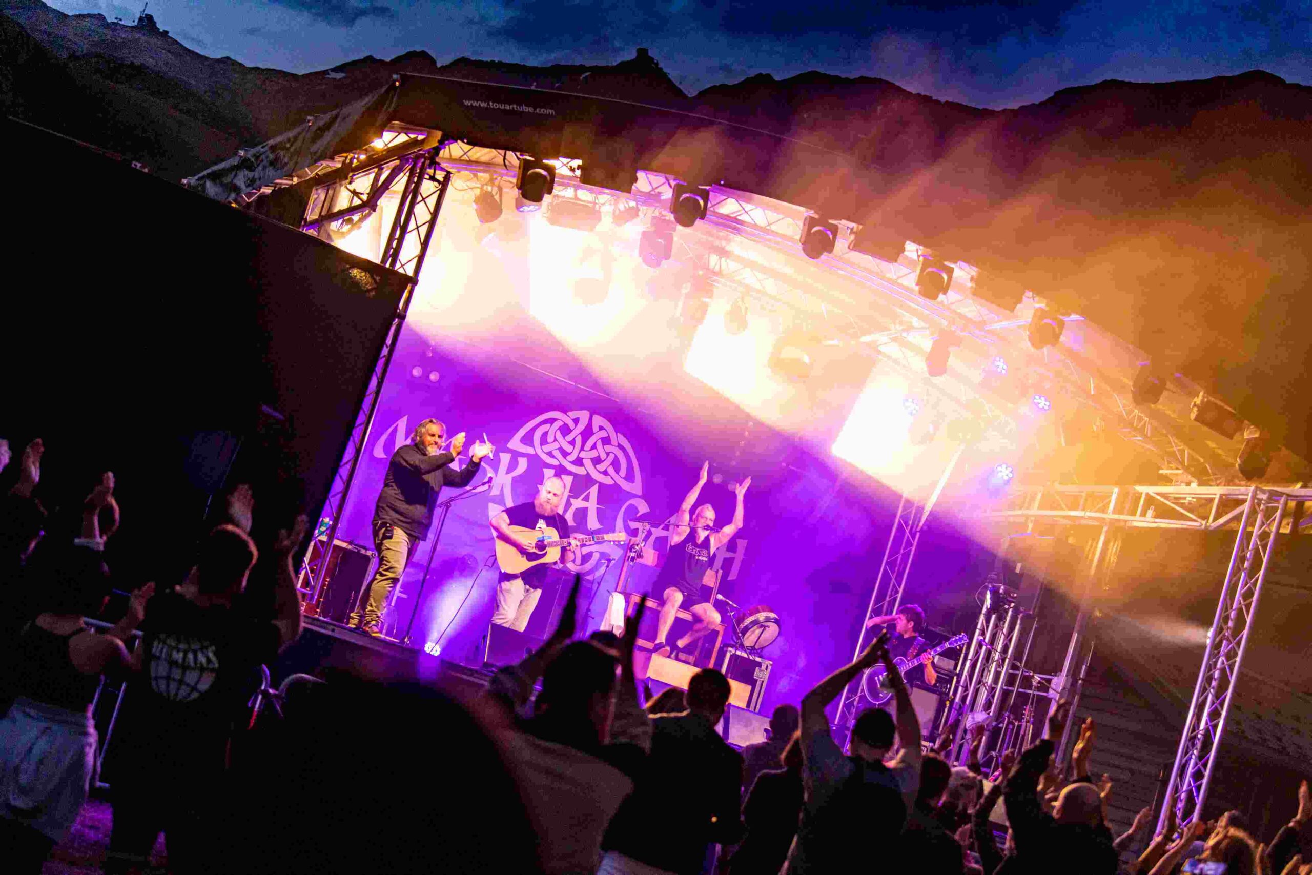 Concert et feu d'artifice du 15 aout_Alpe d'Huez