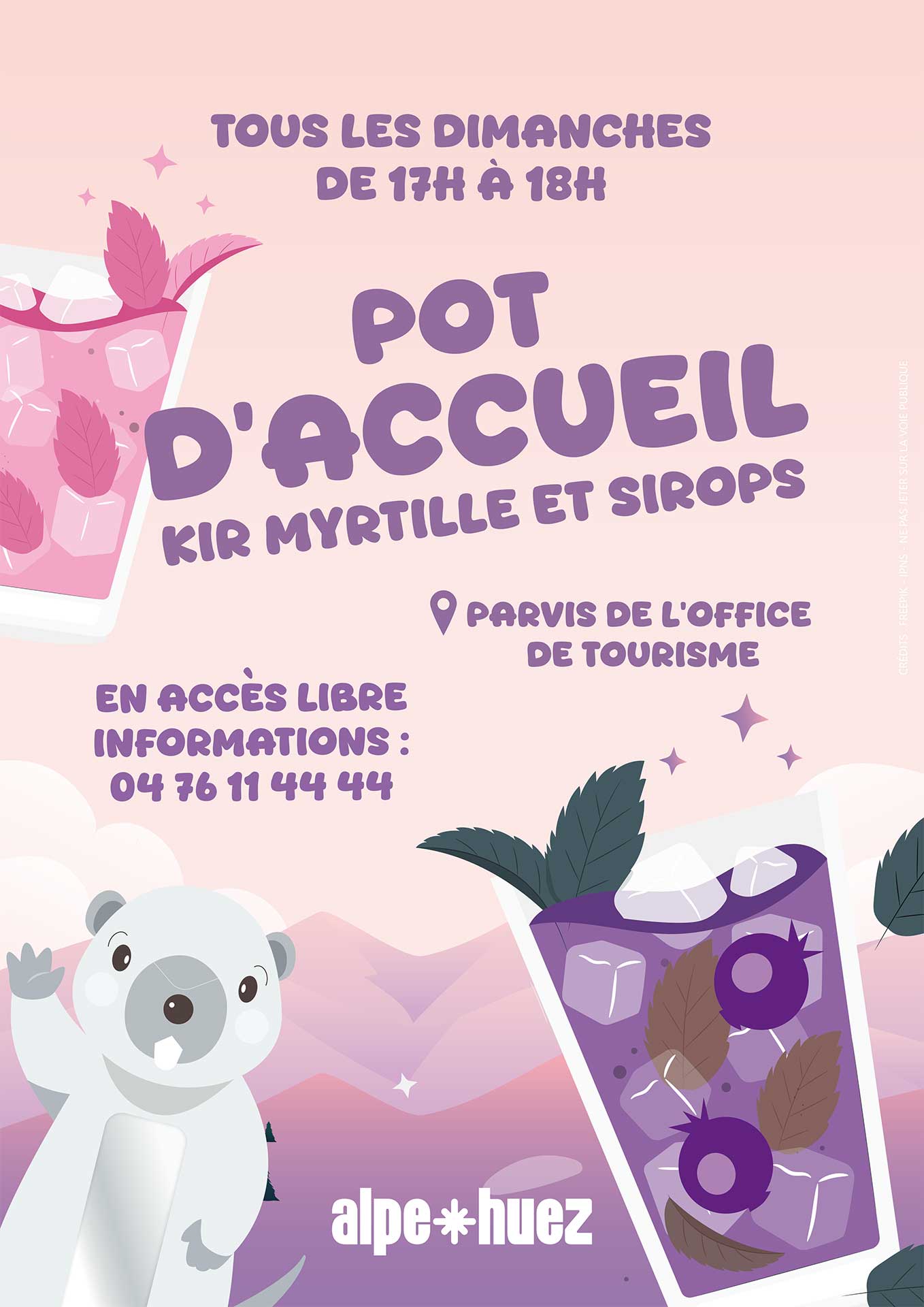 Pot d'accueil été_Alpe d'Huez