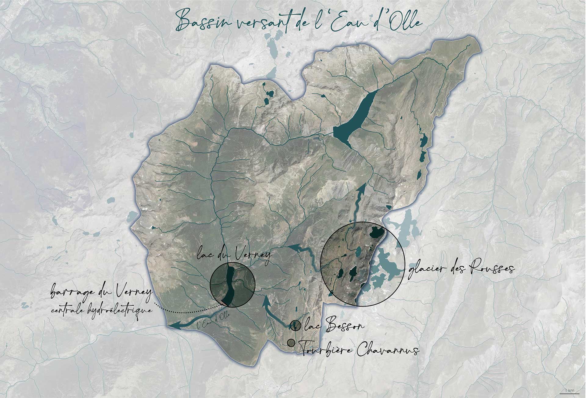 Le chemin de l'eau : du glacier à la centrale_Alpe d'Huez