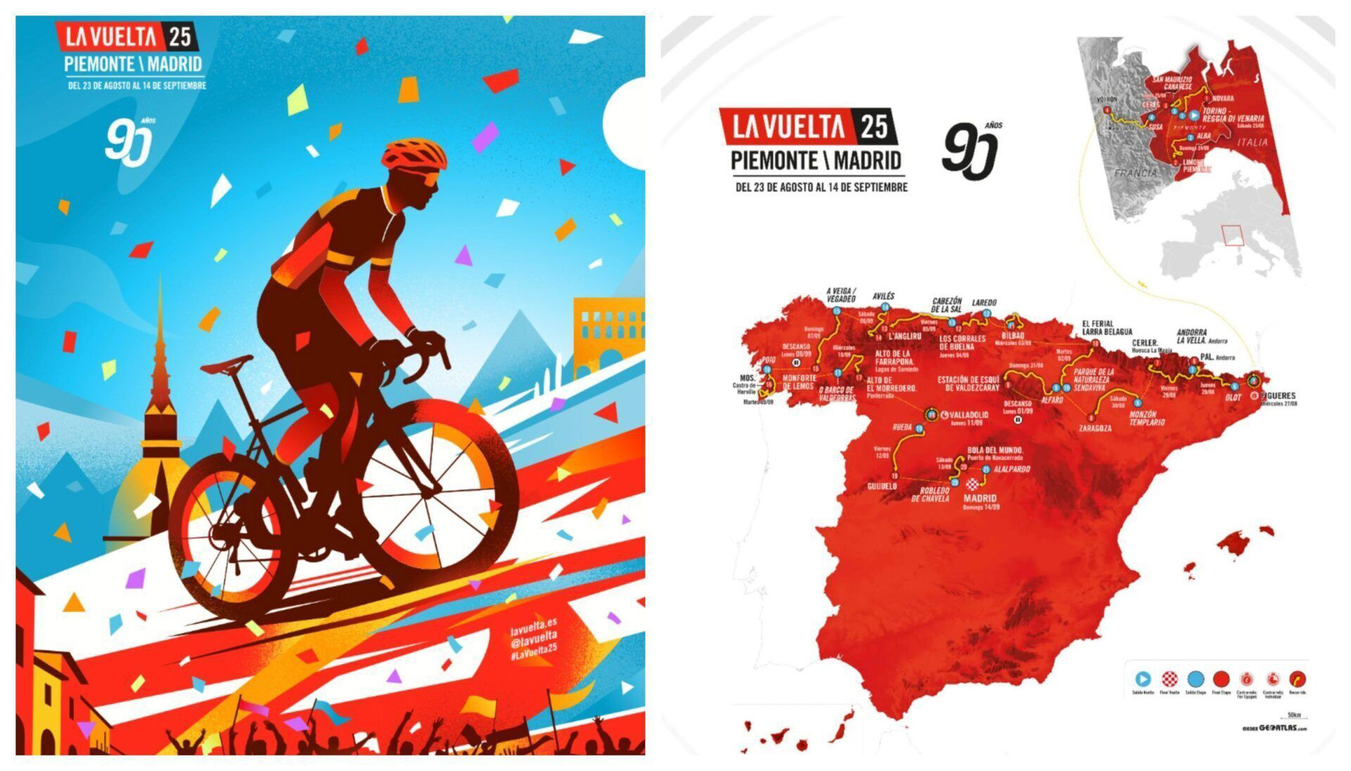 Course Cycliste La Vuelta - étape 4 - Susa - Voiron_Vizille