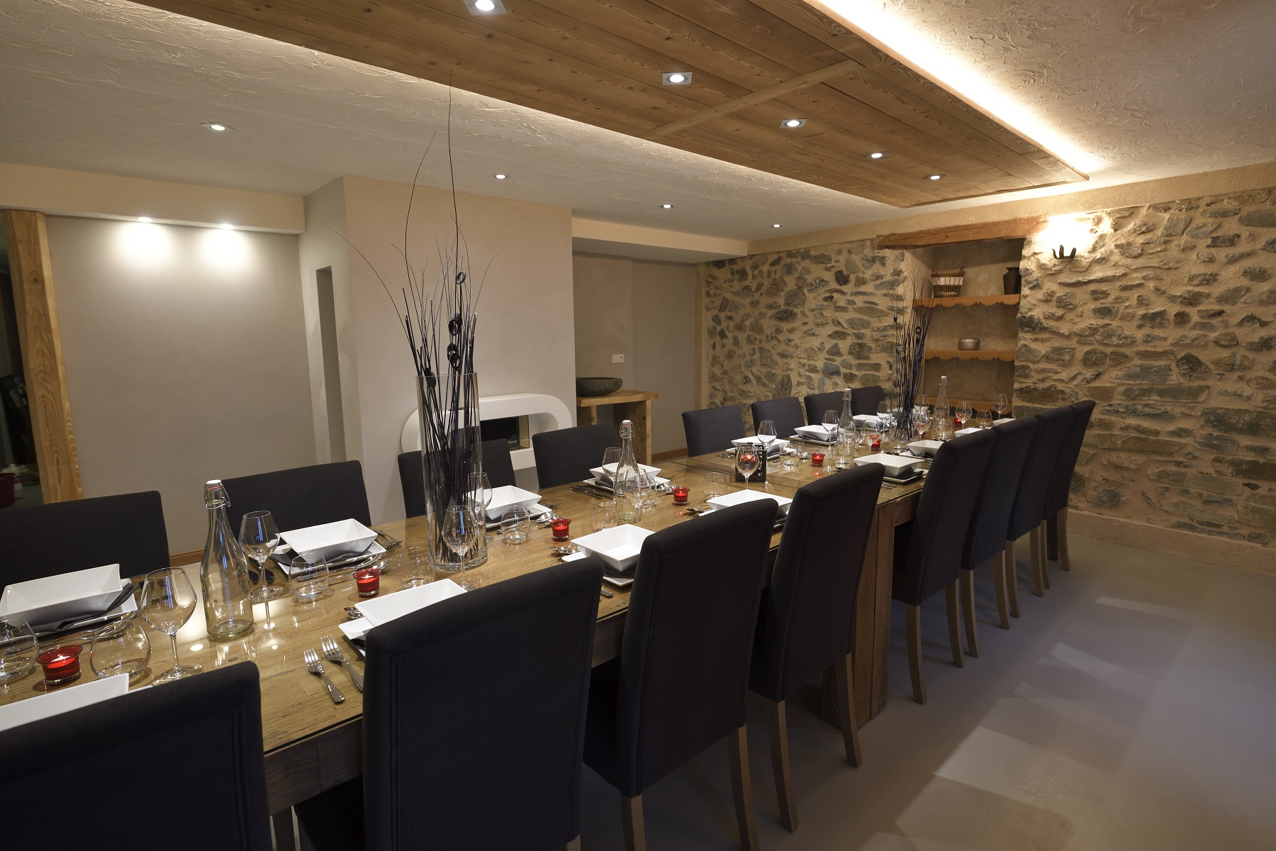 Chalet Ancolie salle &agrave; manger