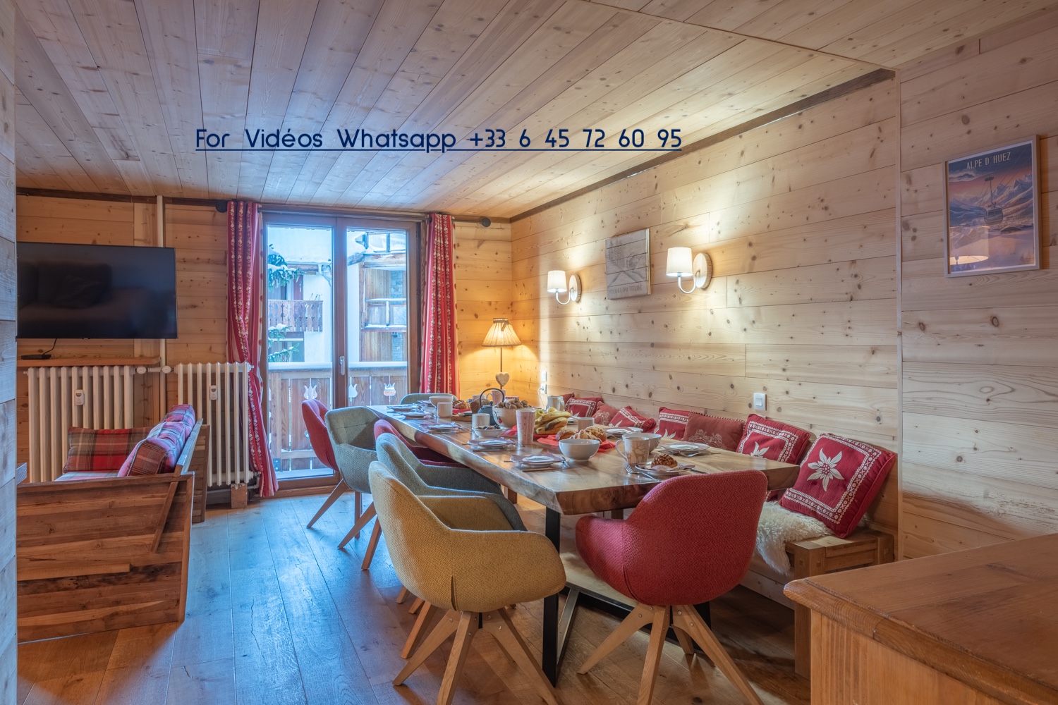 Chalet Alpe Two 12P- 5 CH- 5 SDB - Jacuzzi- Sauna- Pieds des pistes et centre