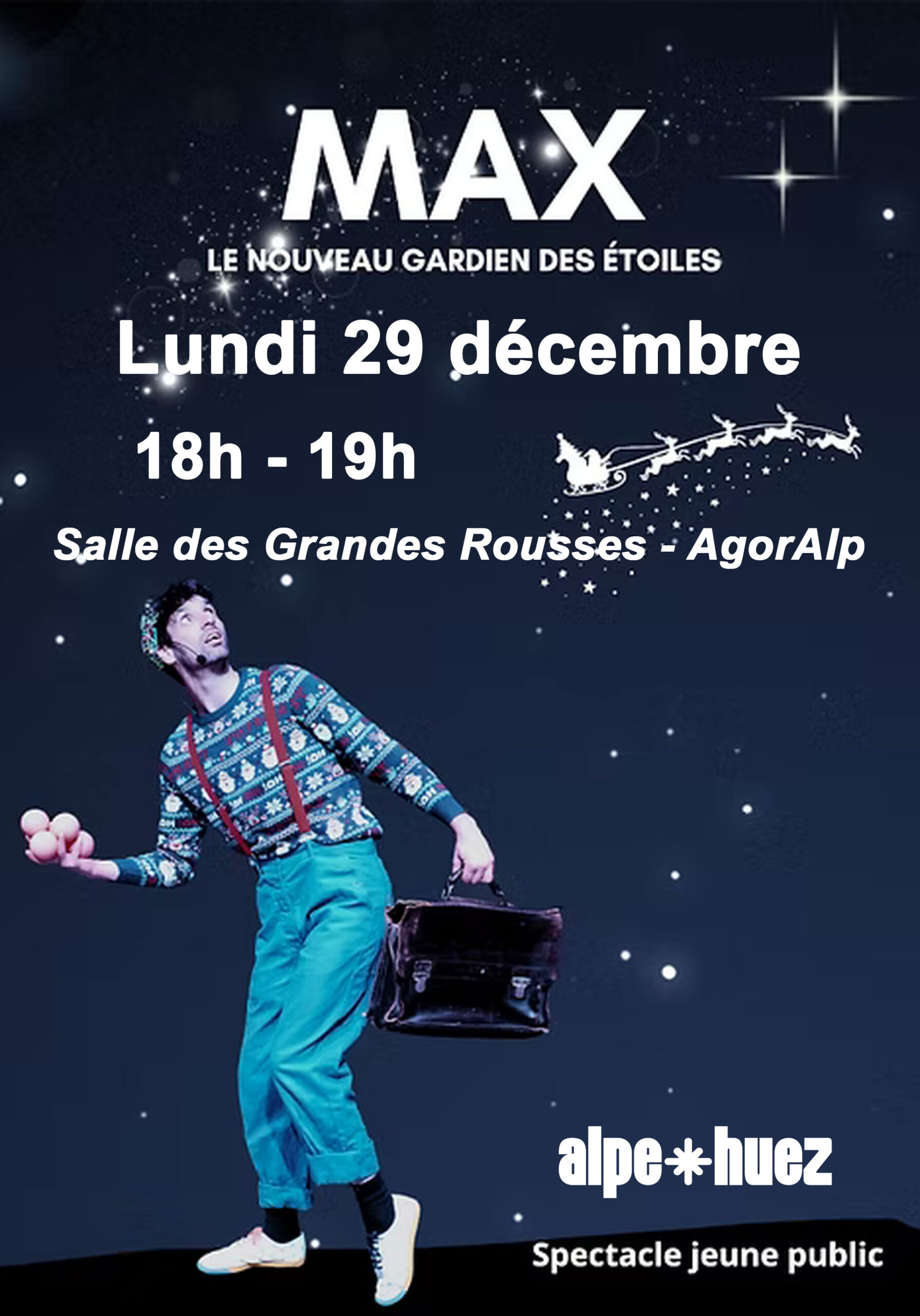Spectacle enfants - Max, gardien des &eacute;toiles_Alpe d'Huez