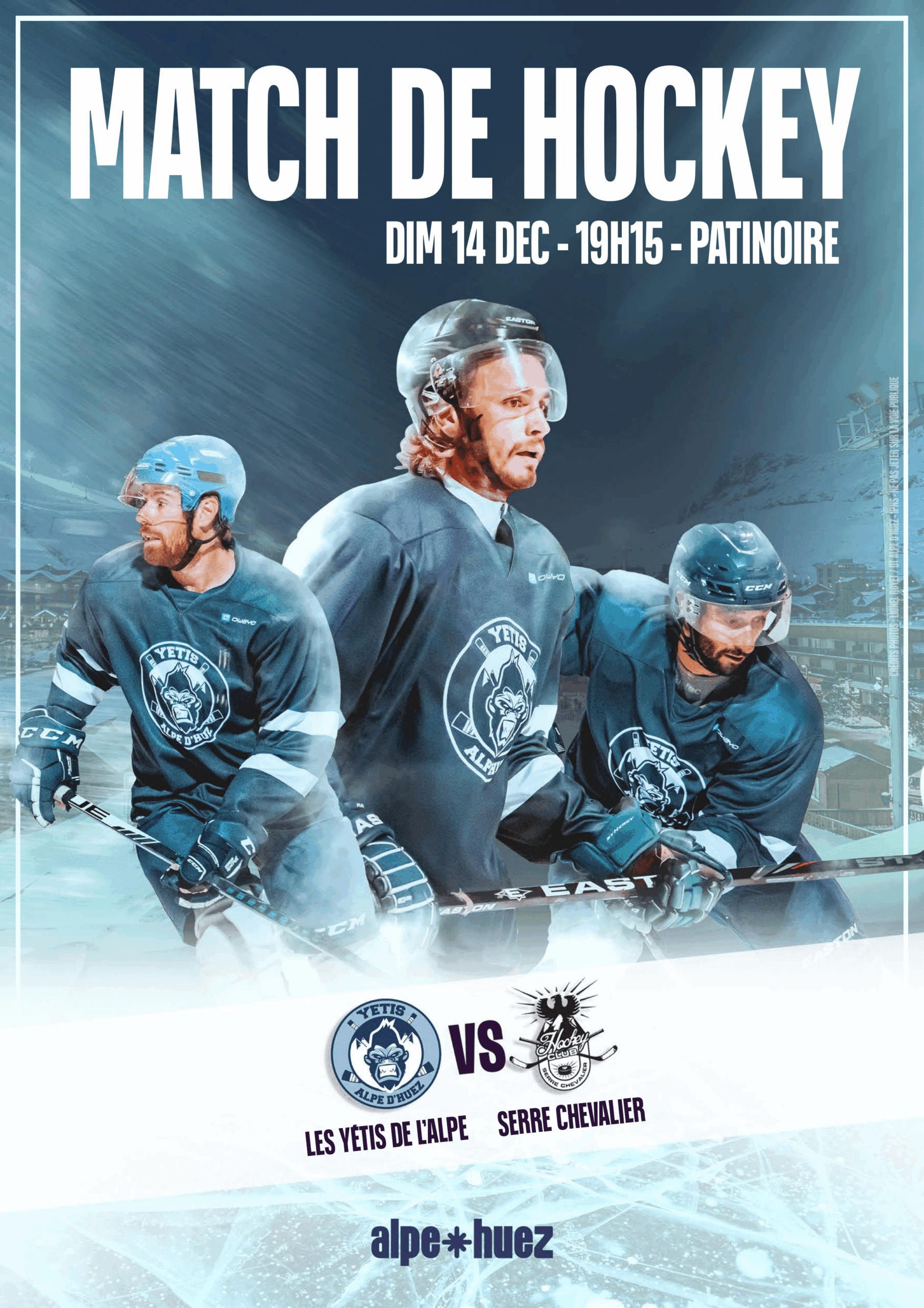 Match de hockey sur glace_Alpe d'Huez