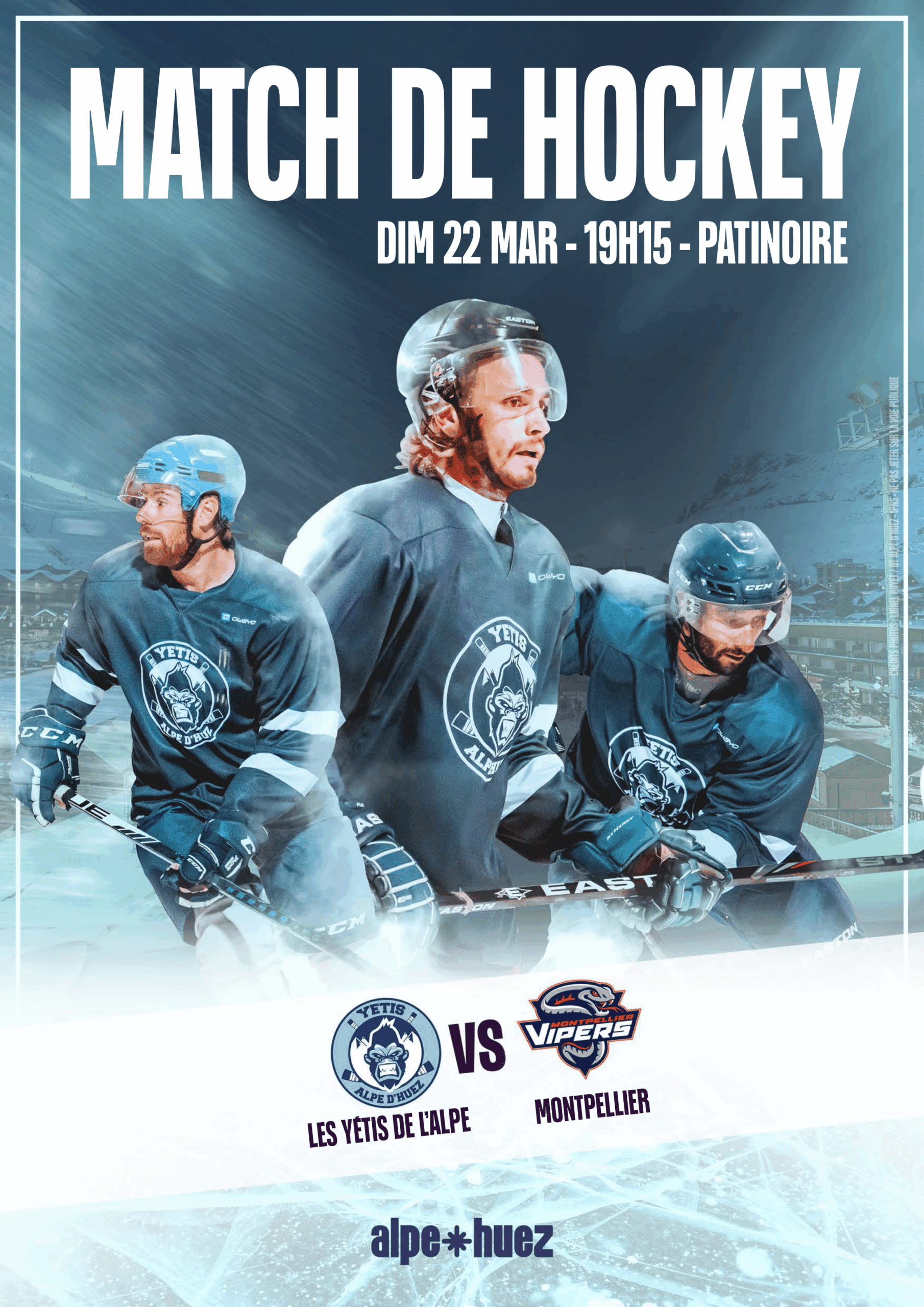 Match de hockey sur glace_Alpe d'Huez