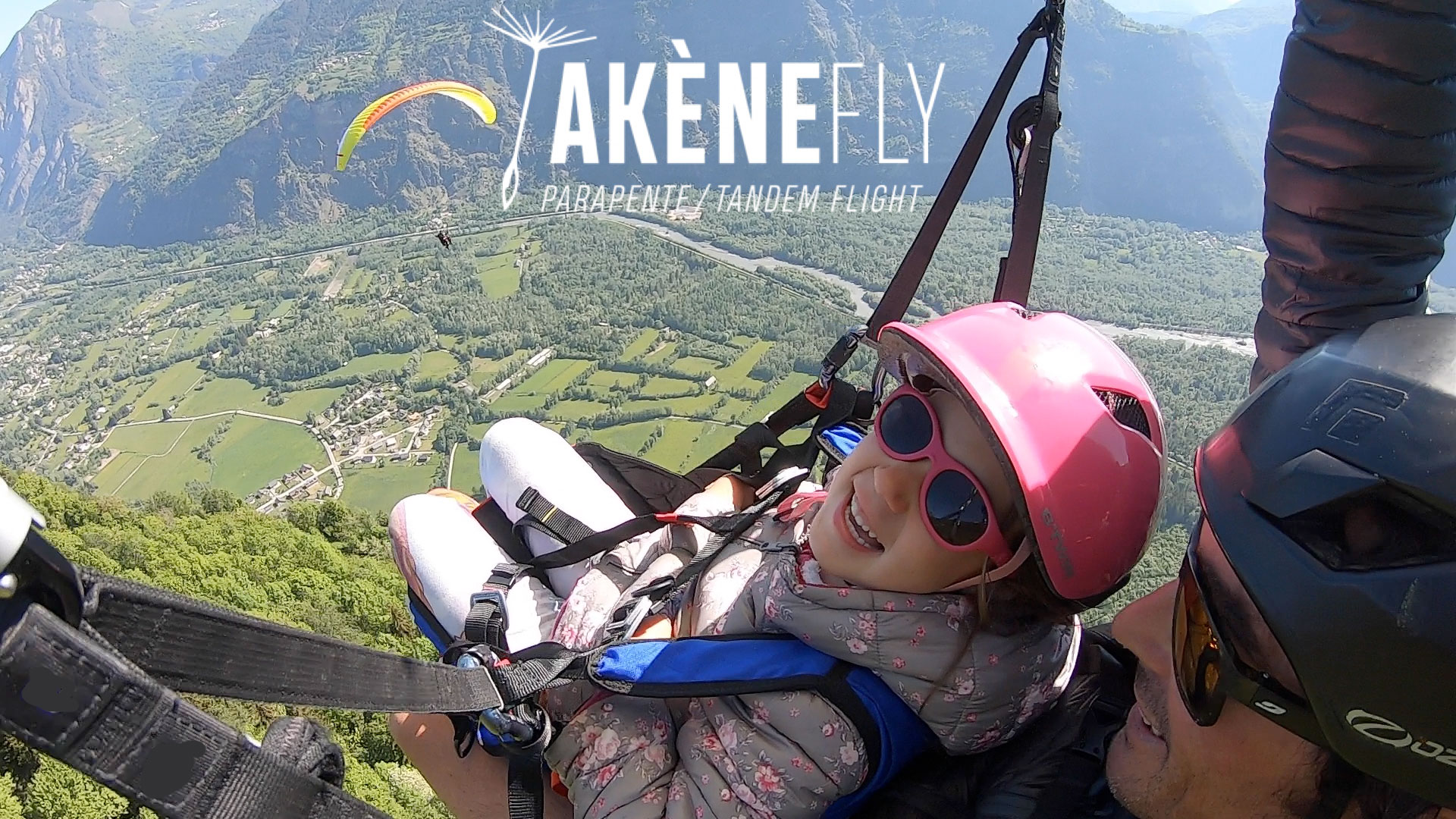 Parapente Alpe d'Huez enfant Ak&egrave;nefly