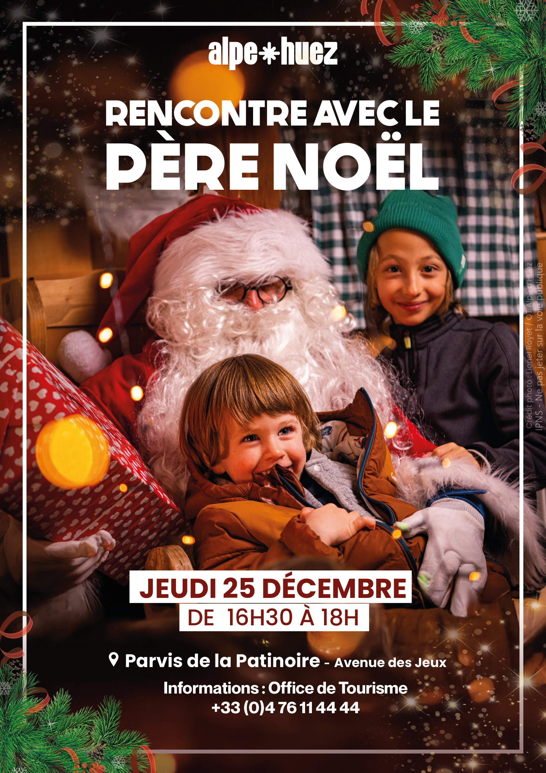 Rencontre avec le Père Noël_Alpe d'Huez