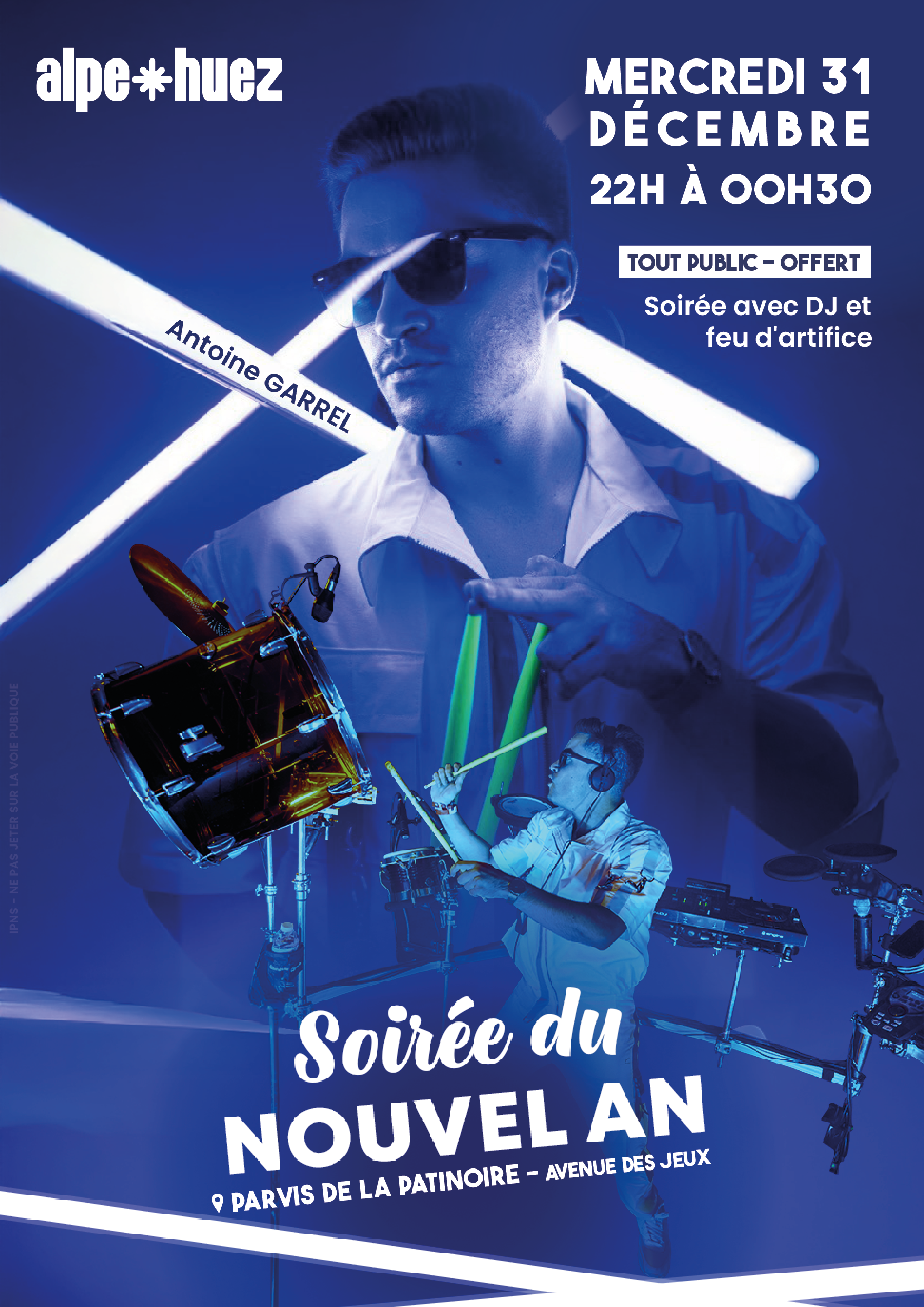 Soir&eacute;e du nouvel an_Alpe d'Huez