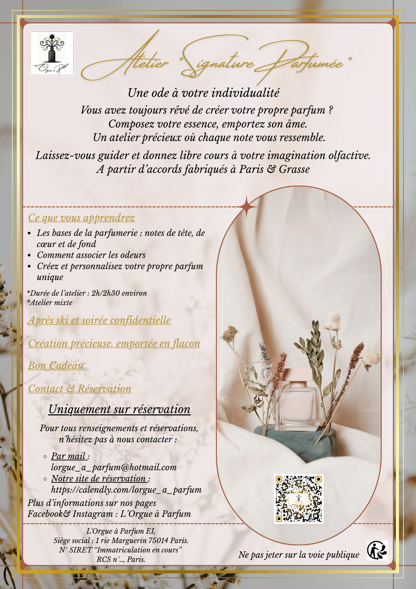 Atelier "signature Parfumée"_Alpe d'Huez