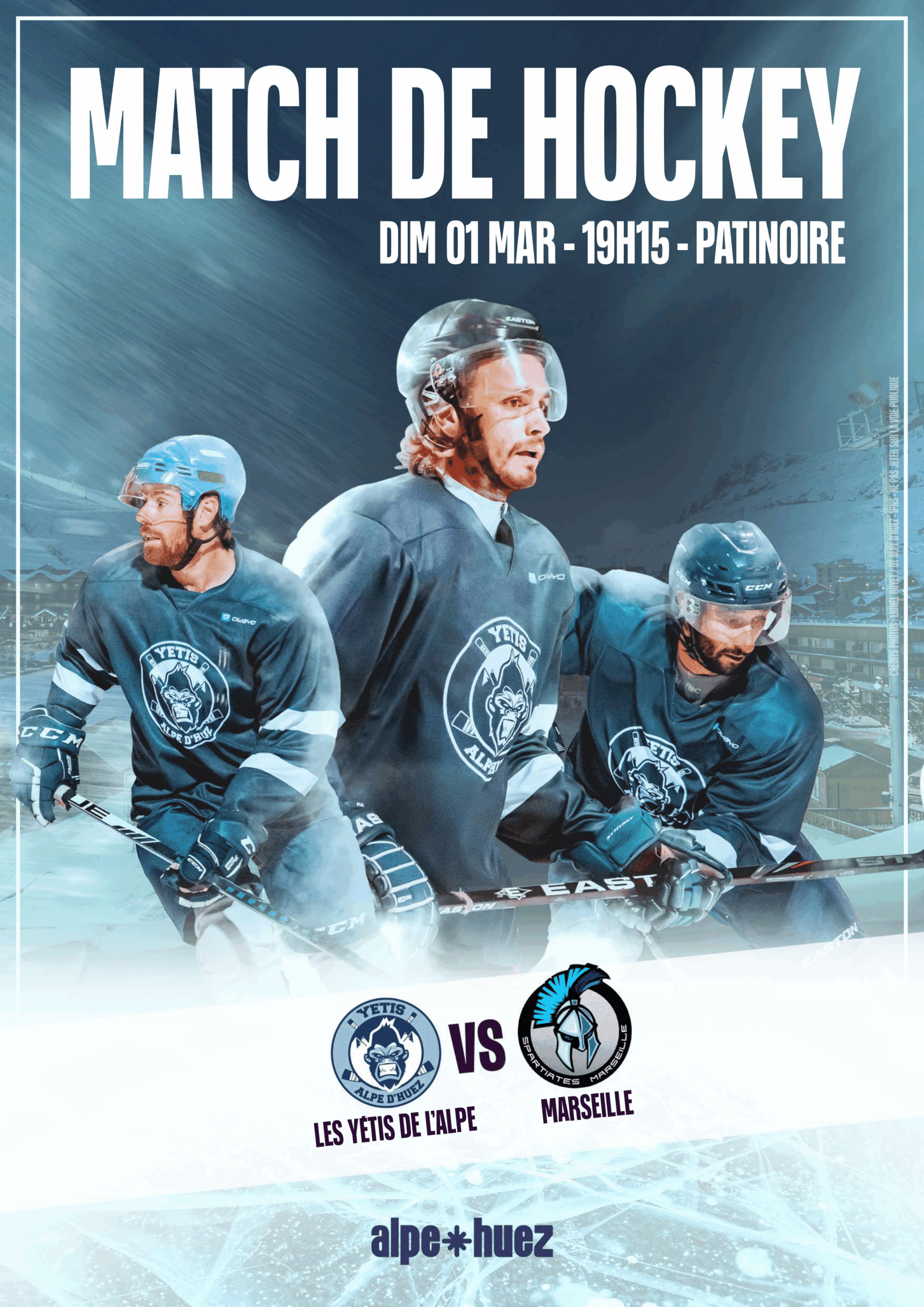 Match de hockey sur glace - Alpe d'Huez / Marseille_Alpe d'Huez