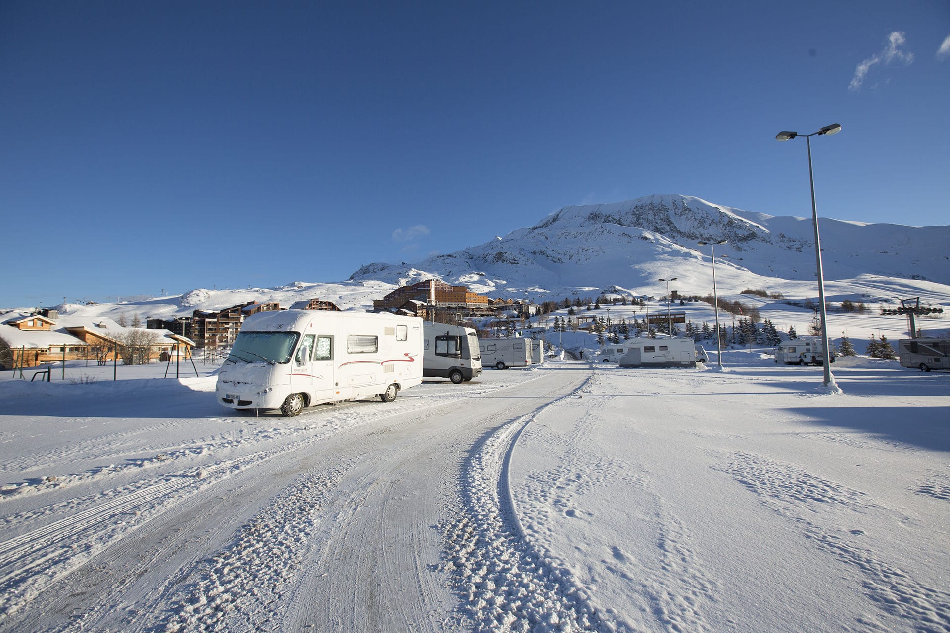 Aire d'accueil camping-car_Alpe d'Huez