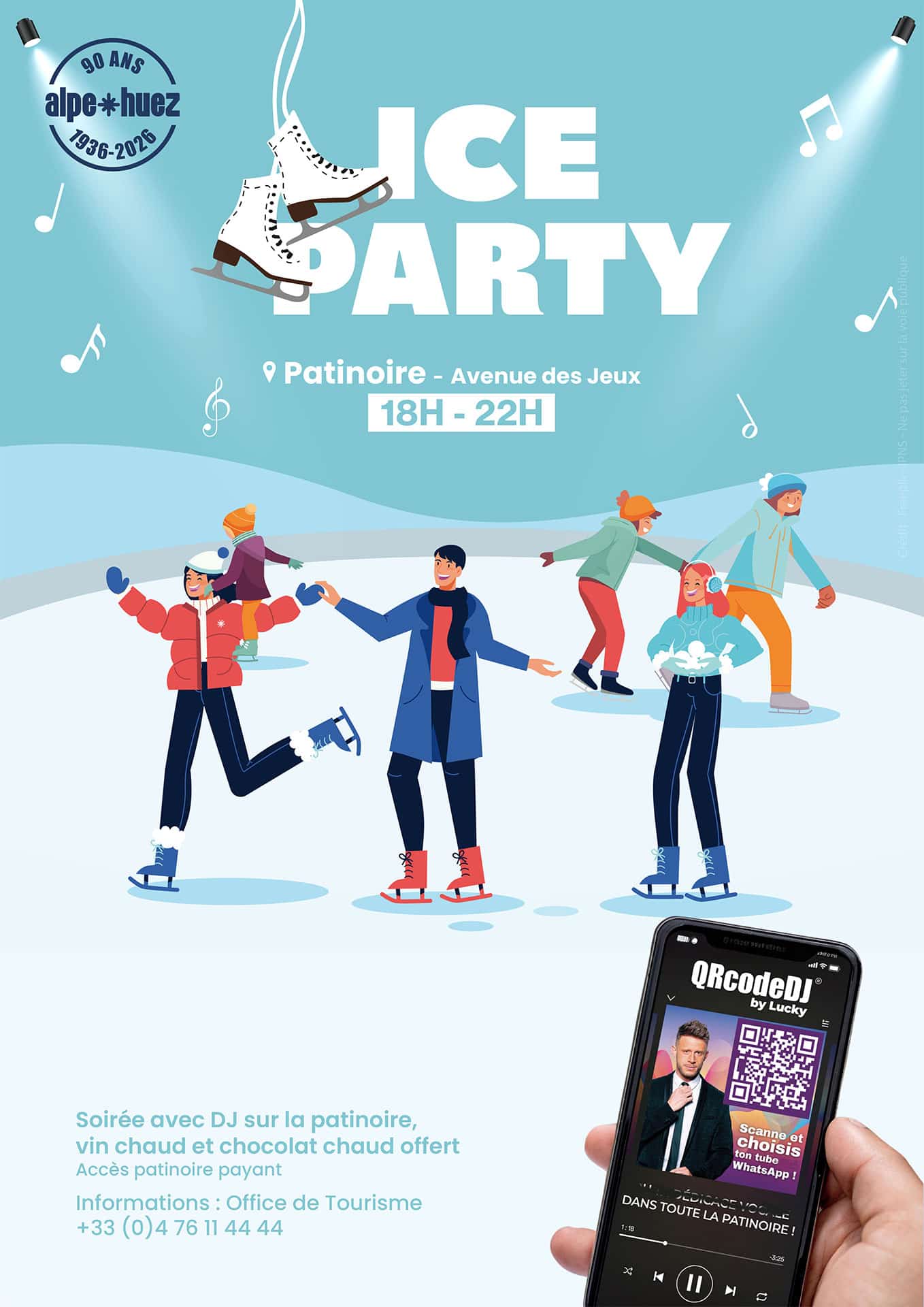 Ice Party &agrave; la patinoire_Alpe d'Huez