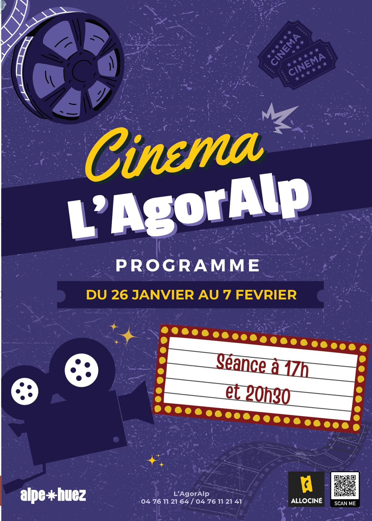 Programme cin&eacute;ma du 26 janvier au 7 f&eacute;vrier