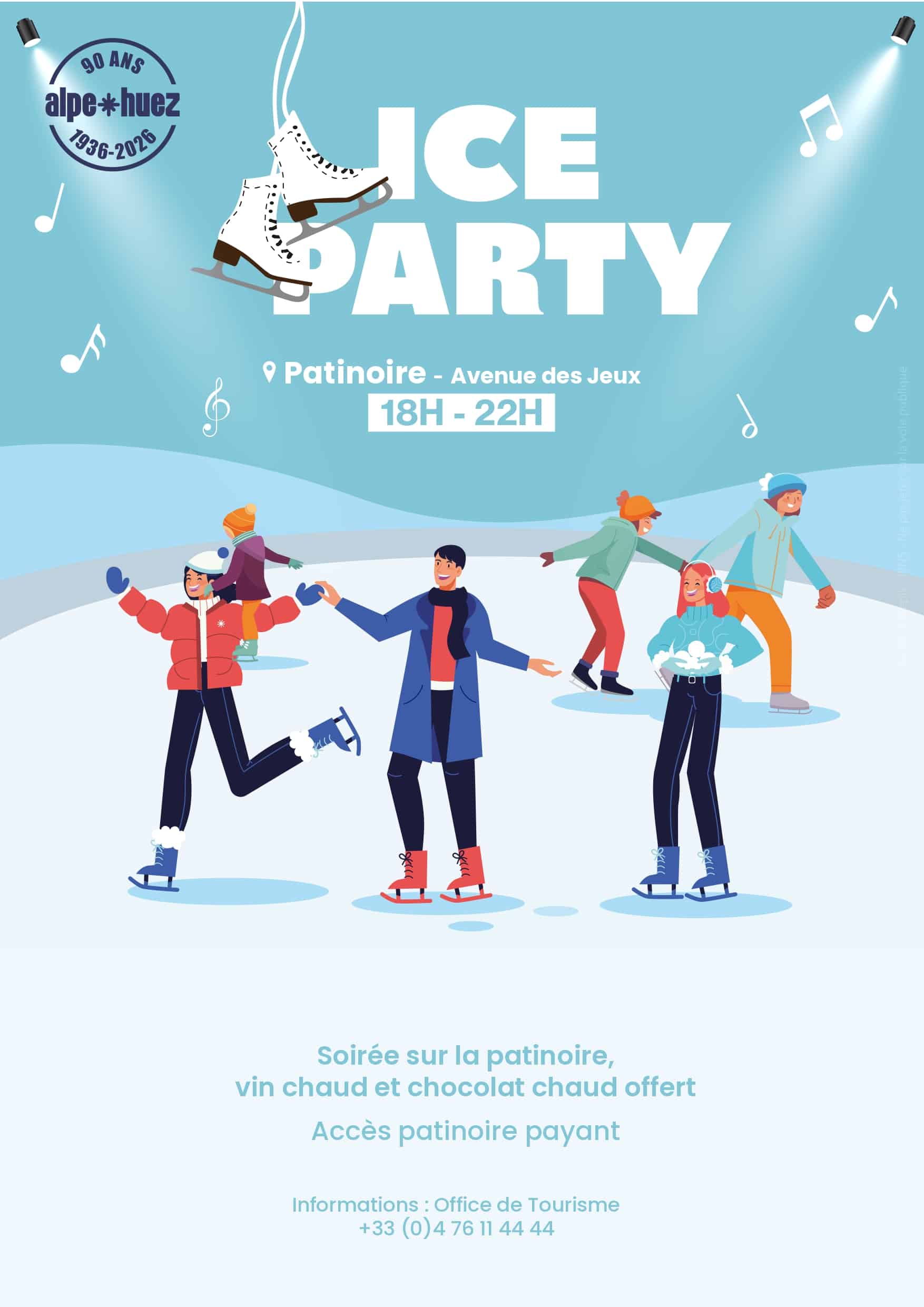 Ice Party &agrave; la patinoire_Alpe d'Huez