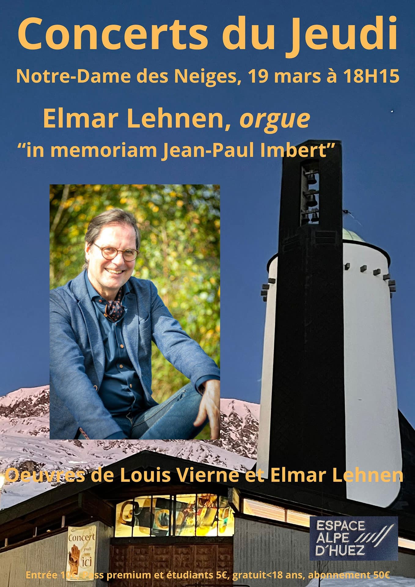 Concert du jeudi :  In memoriam Jean-Paul Imbert_Alpe d'Huez
