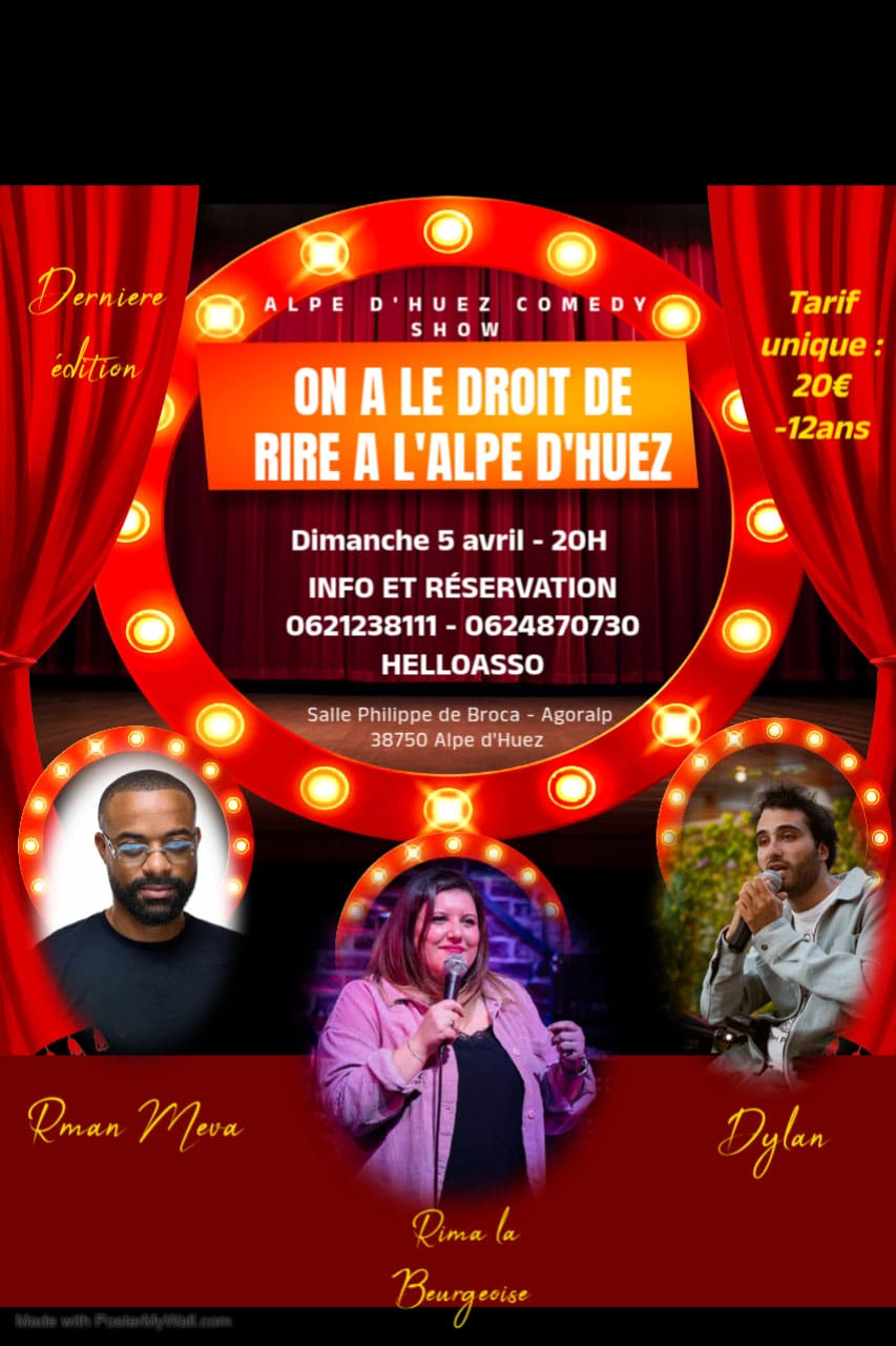 Alpe d'Huez Comedy Show c'est la derni&egrave;re !_Alpe d'Huez