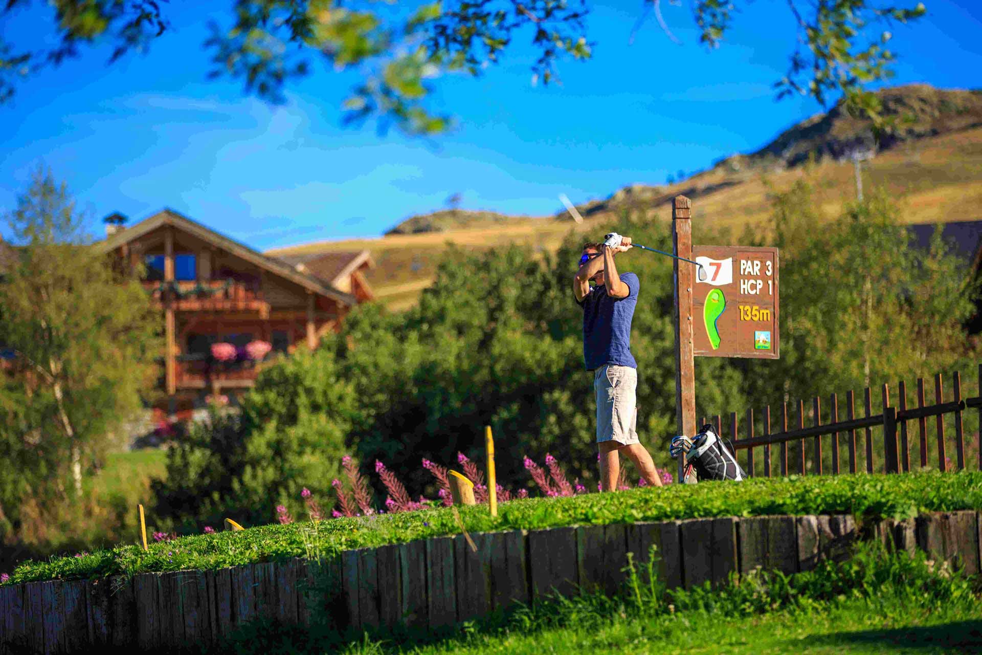 Comp&eacute;tition de golf / Open des choses_Alpe d'Huez