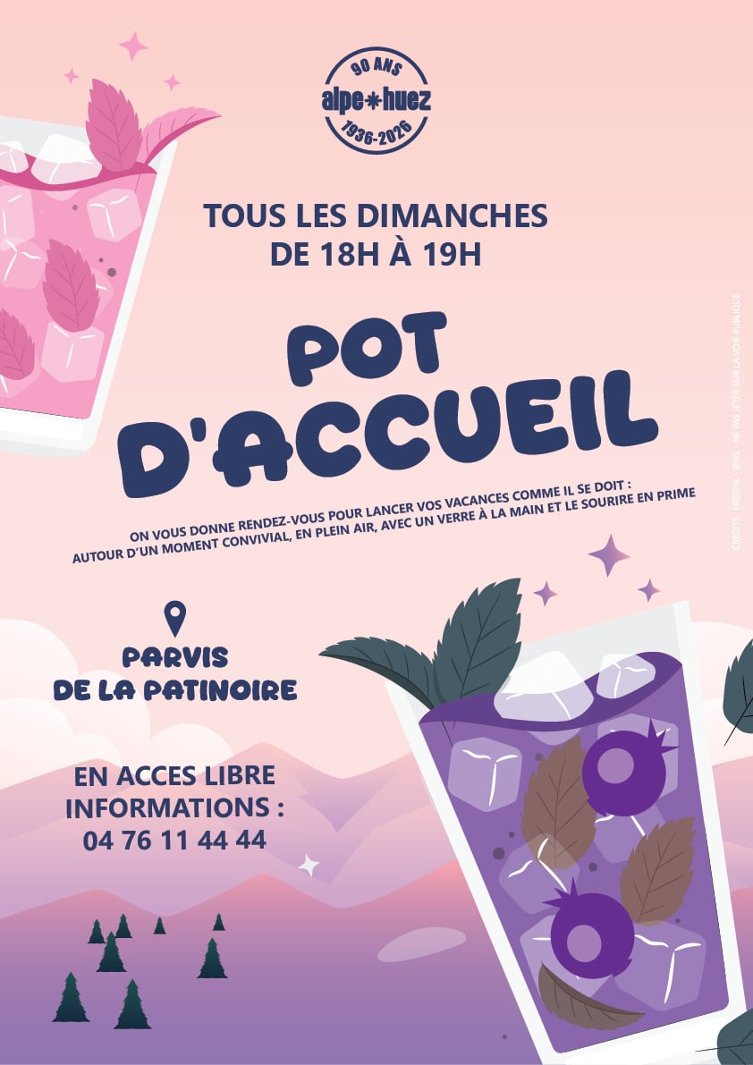 Pot d'accueil été_Alpe d'Huez