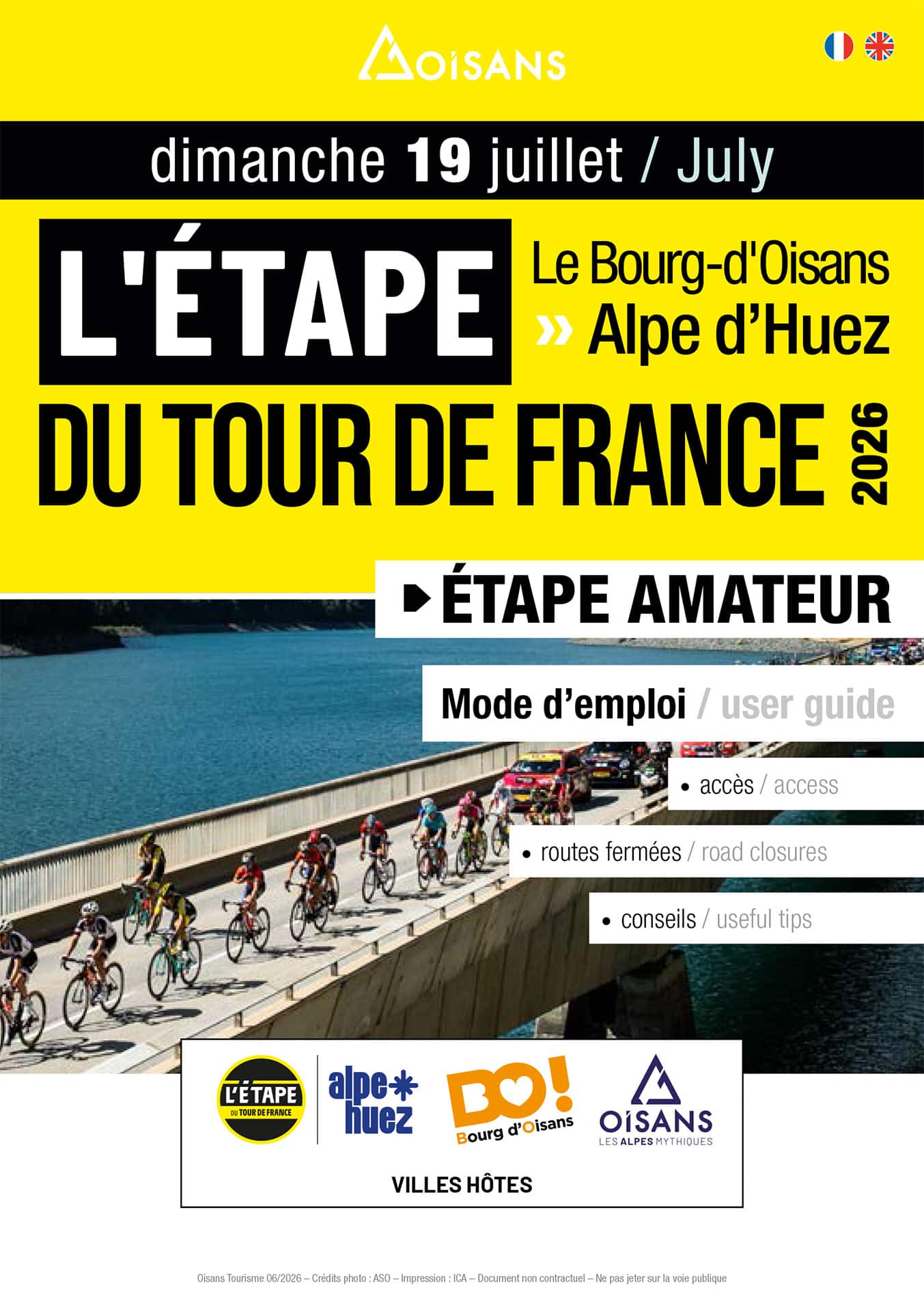 Acc&egrave;s &Eacute;tape du Tour 2026