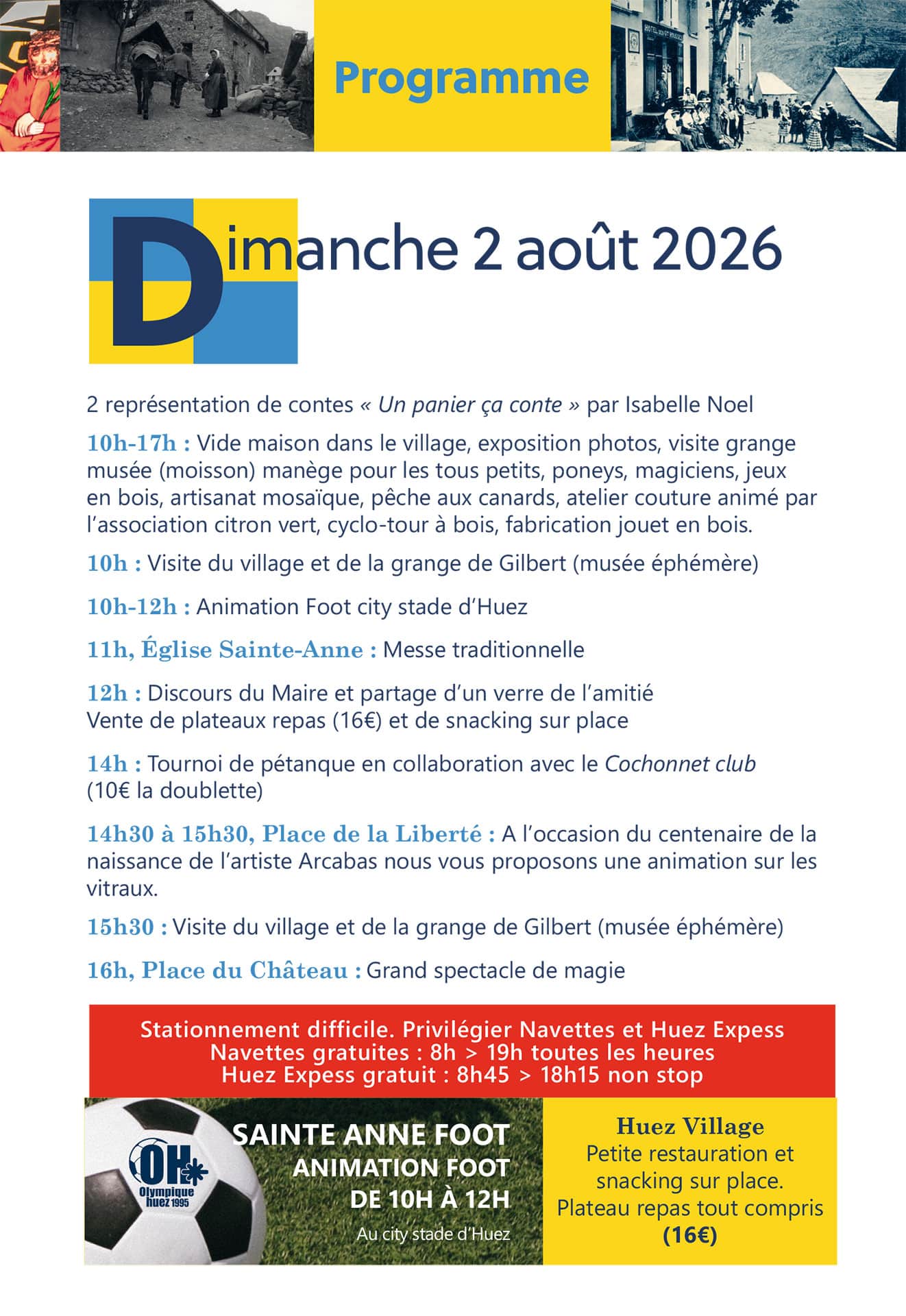 F&ecirc;te de la Sainte Anne_Huez