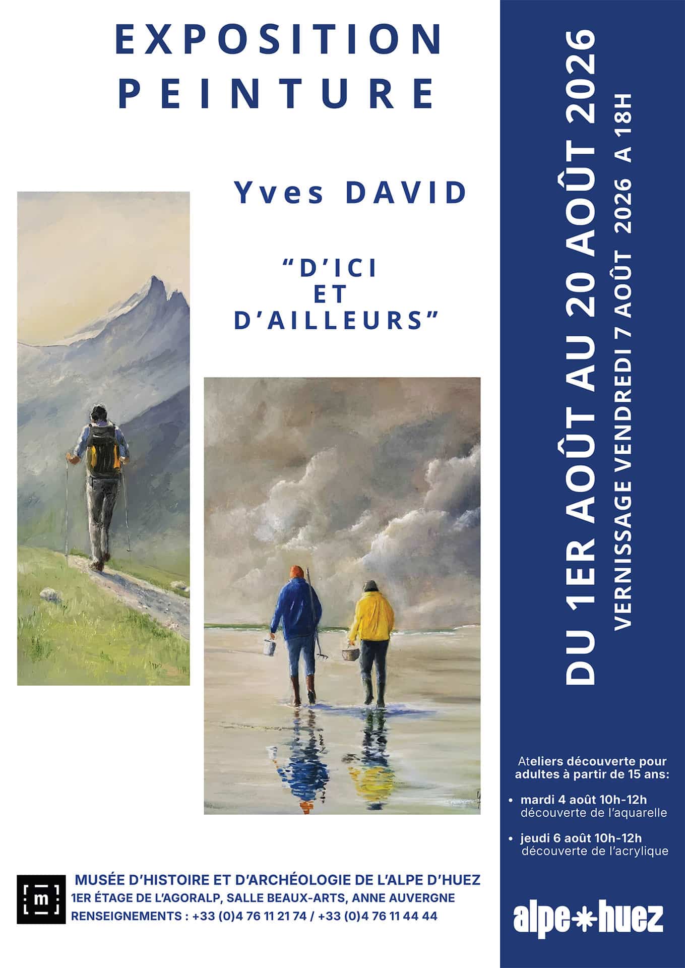 Exposition de peinture par Yves David