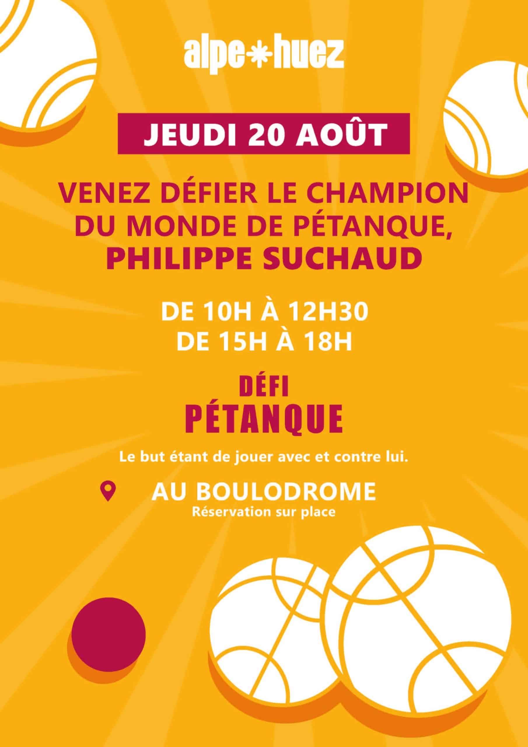 Viens défier Philippe Suchaud_Alpe d'Huez