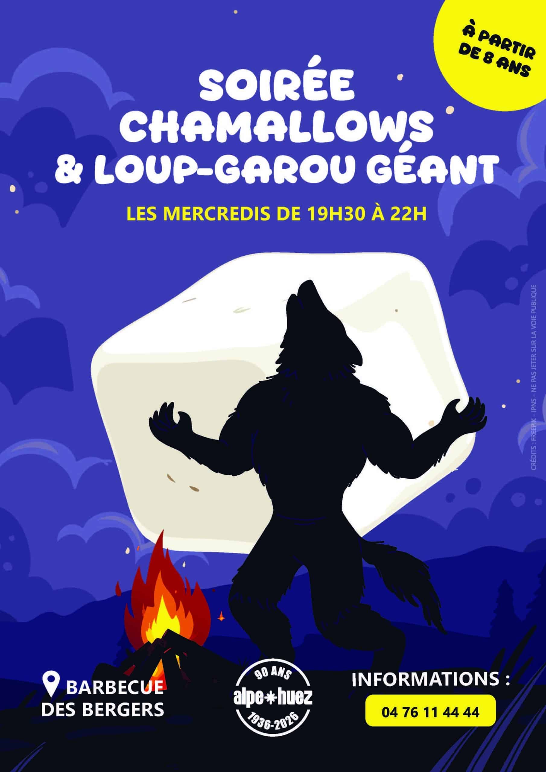 Soirée chamallows & Loup-Garou géant_Alpe d'Huez