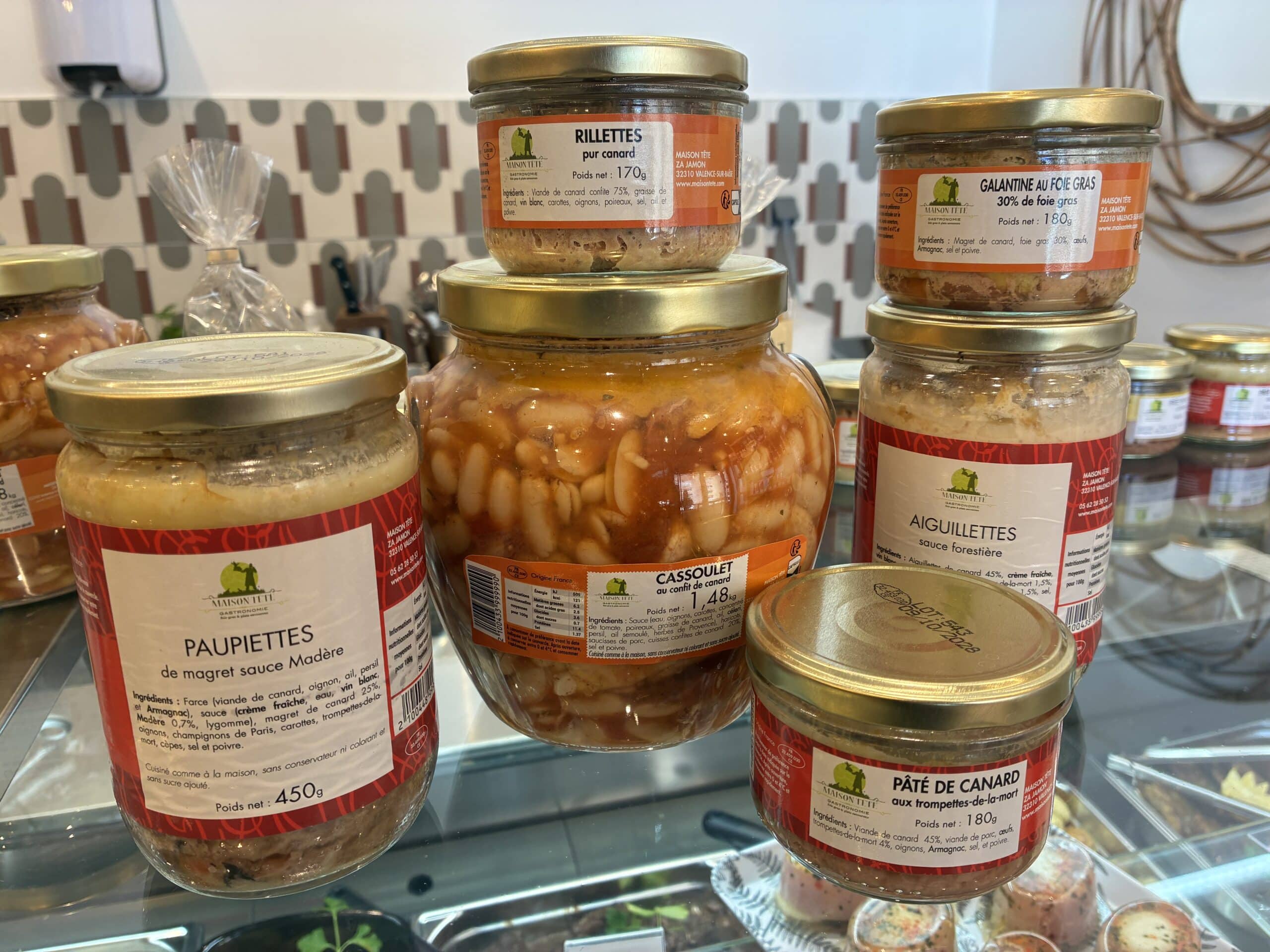 S&eacute;lection de plats cuisin&eacute;s &amp; terrines