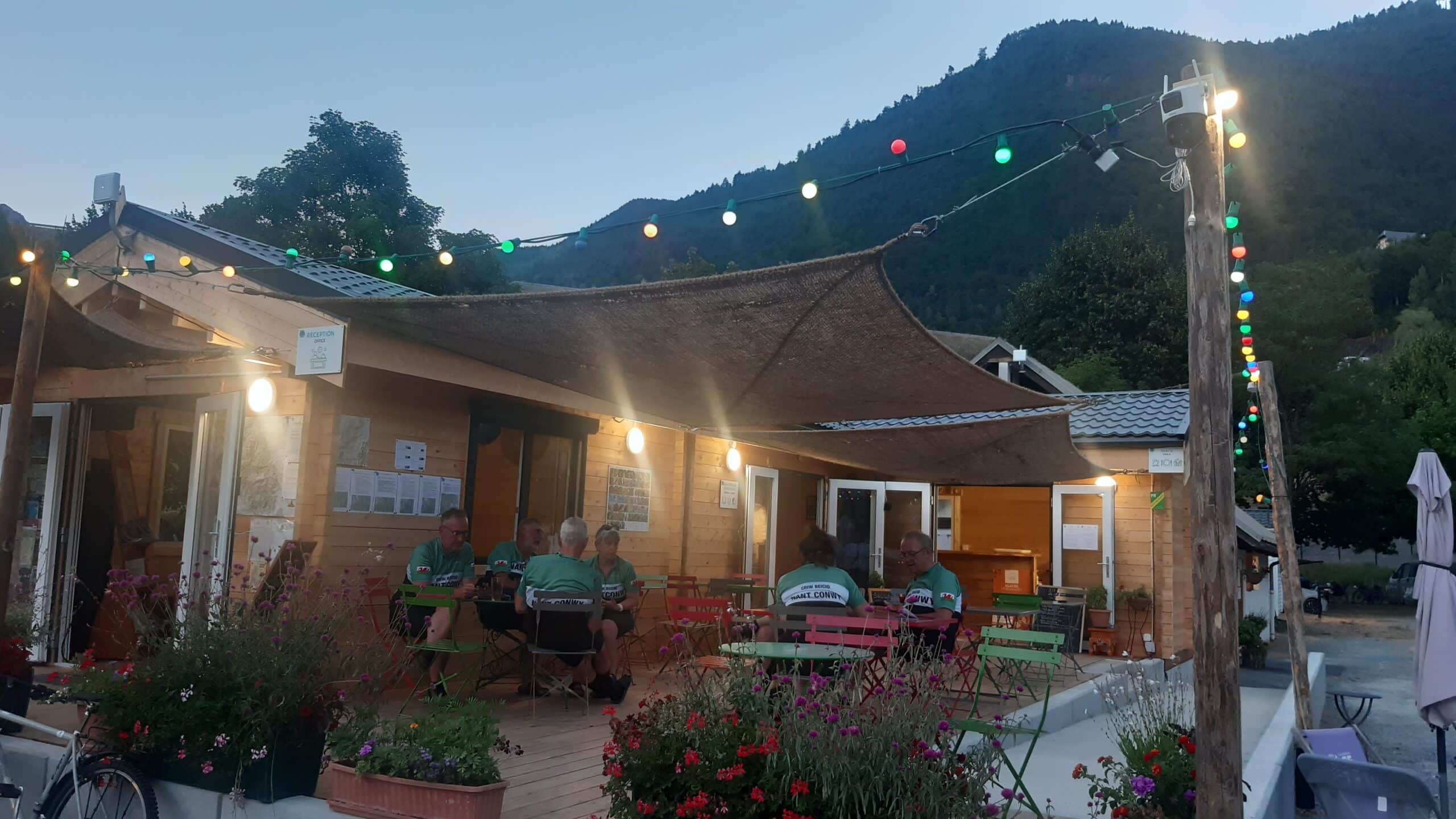 Camping caravaneige Le Martinet - Terrasse